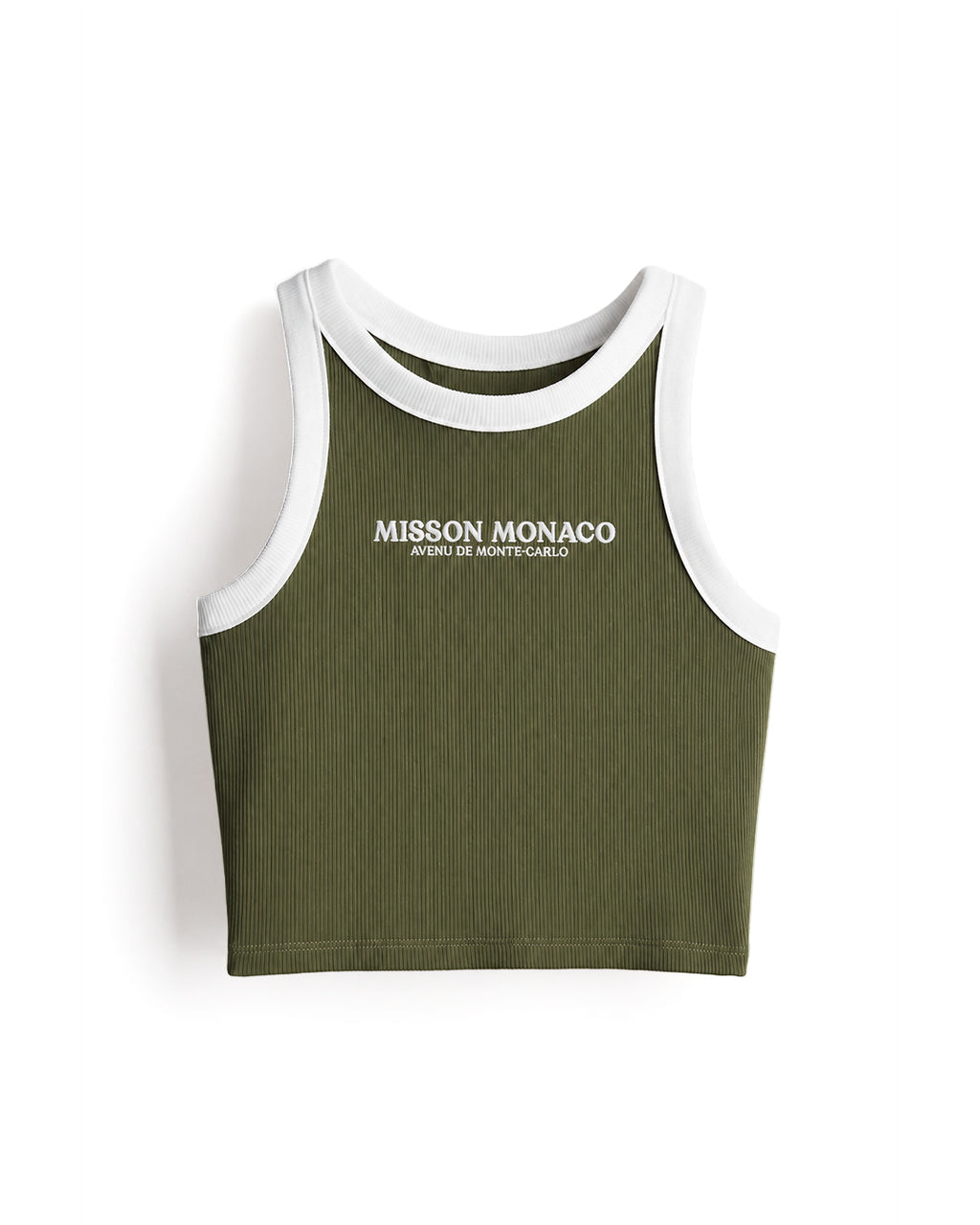 The "Misson Monaco" Ribbed Ringer Tank