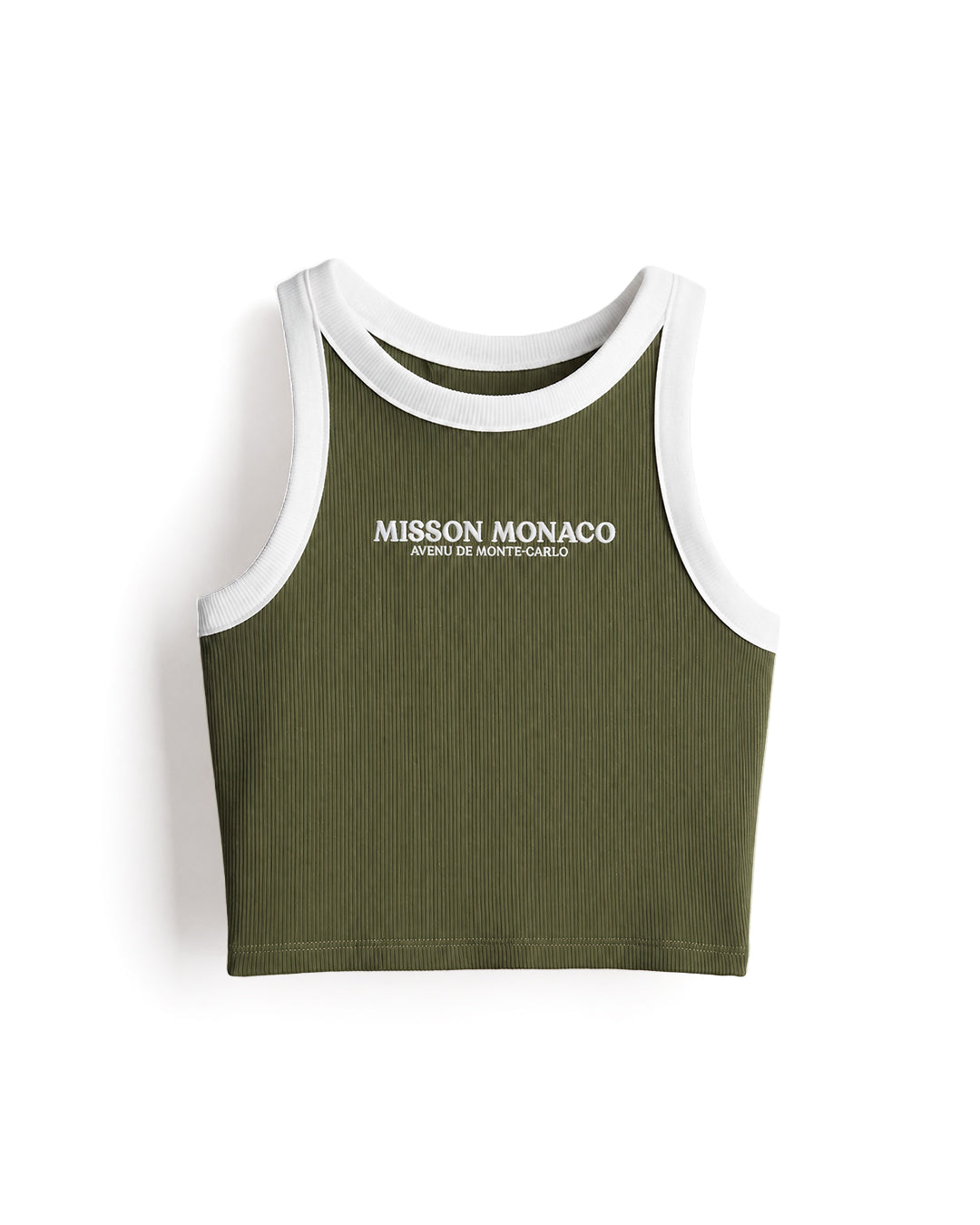 The "Misson Monaco" Ribbed Ringer Tank