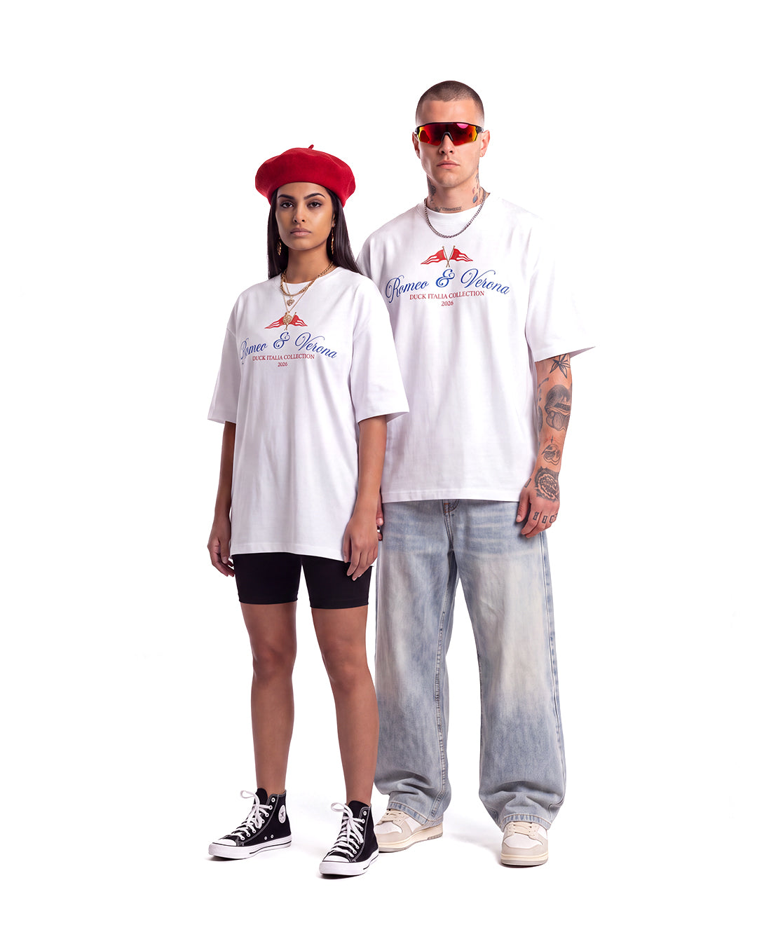 Romeo & Verona — Oversized Tee | Off White