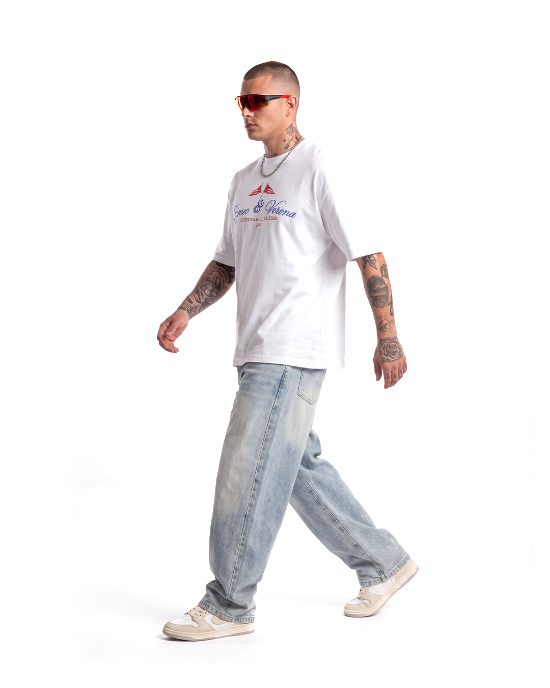 Romeo & Verona — Oversized Tee | Off White