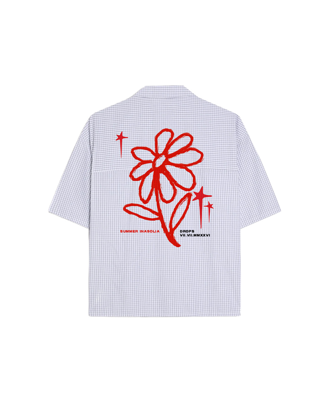 Cuban collar shirt -Back Print