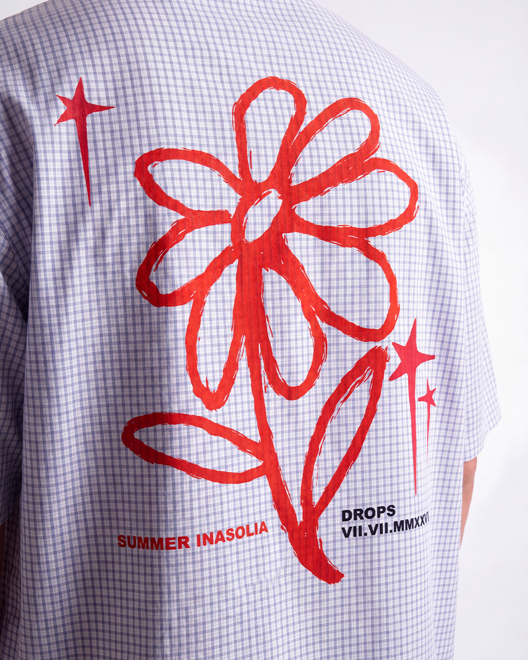 Cuban collar shirt -Back Print