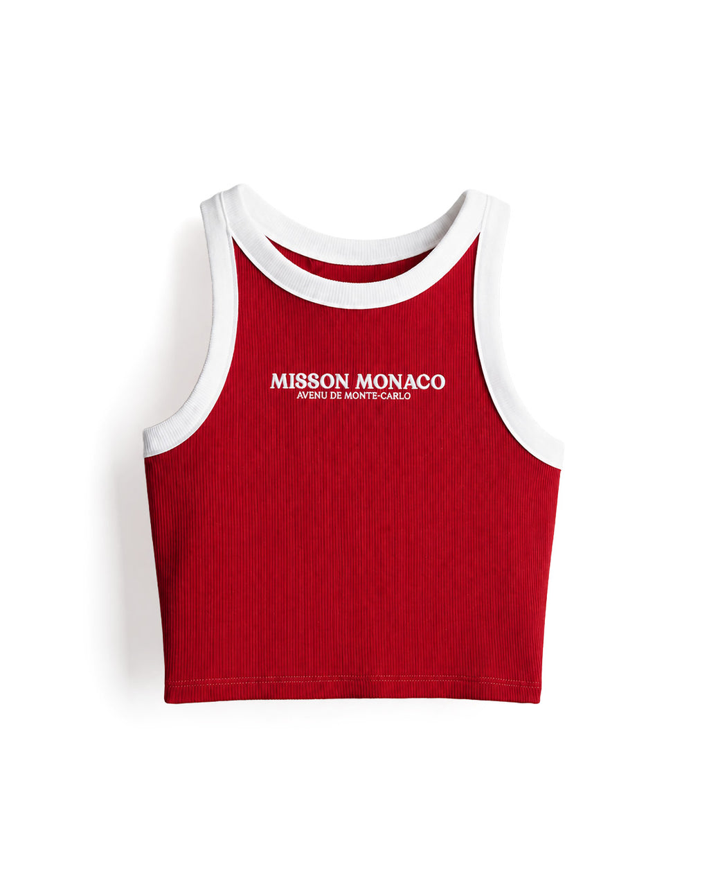 The "Misson Monaco" Ribbed Ringer Tank