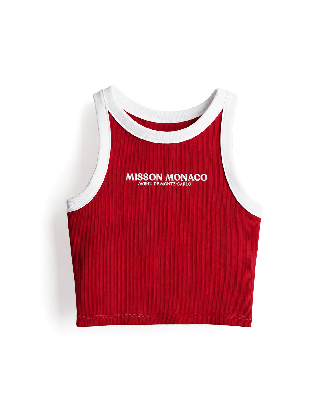 The "Misson Monaco" Ribbed Ringer Tank