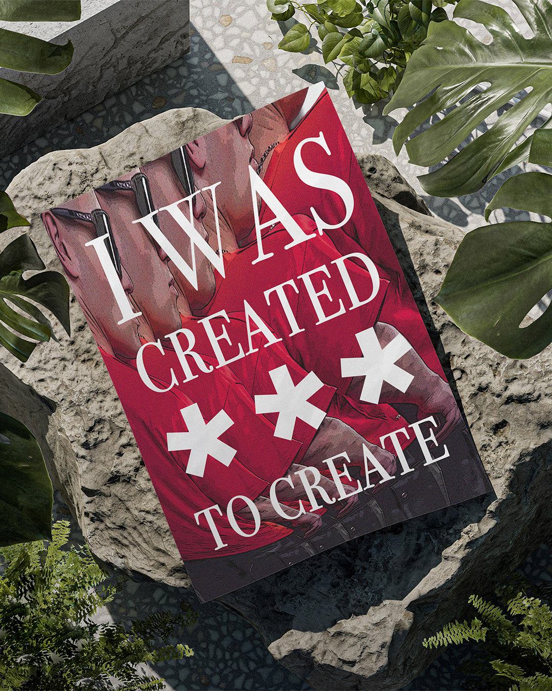 I Was CREATED T★ CREATE – A3 Art Poster