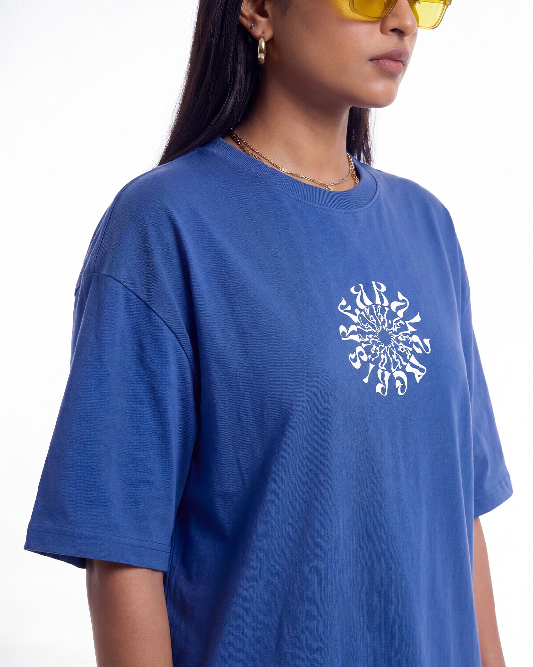 L'équilibre est la CLÉ — T-shirt Oversize | Bleu marine