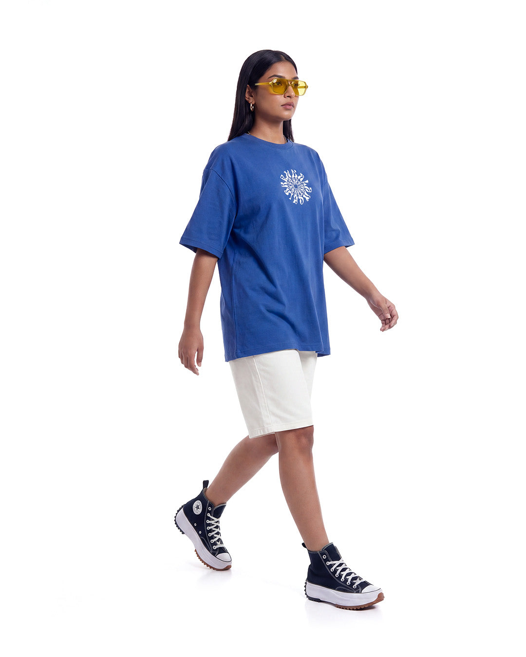 L'équilibre est la CLÉ — T-shirt Oversize | Bleu marine