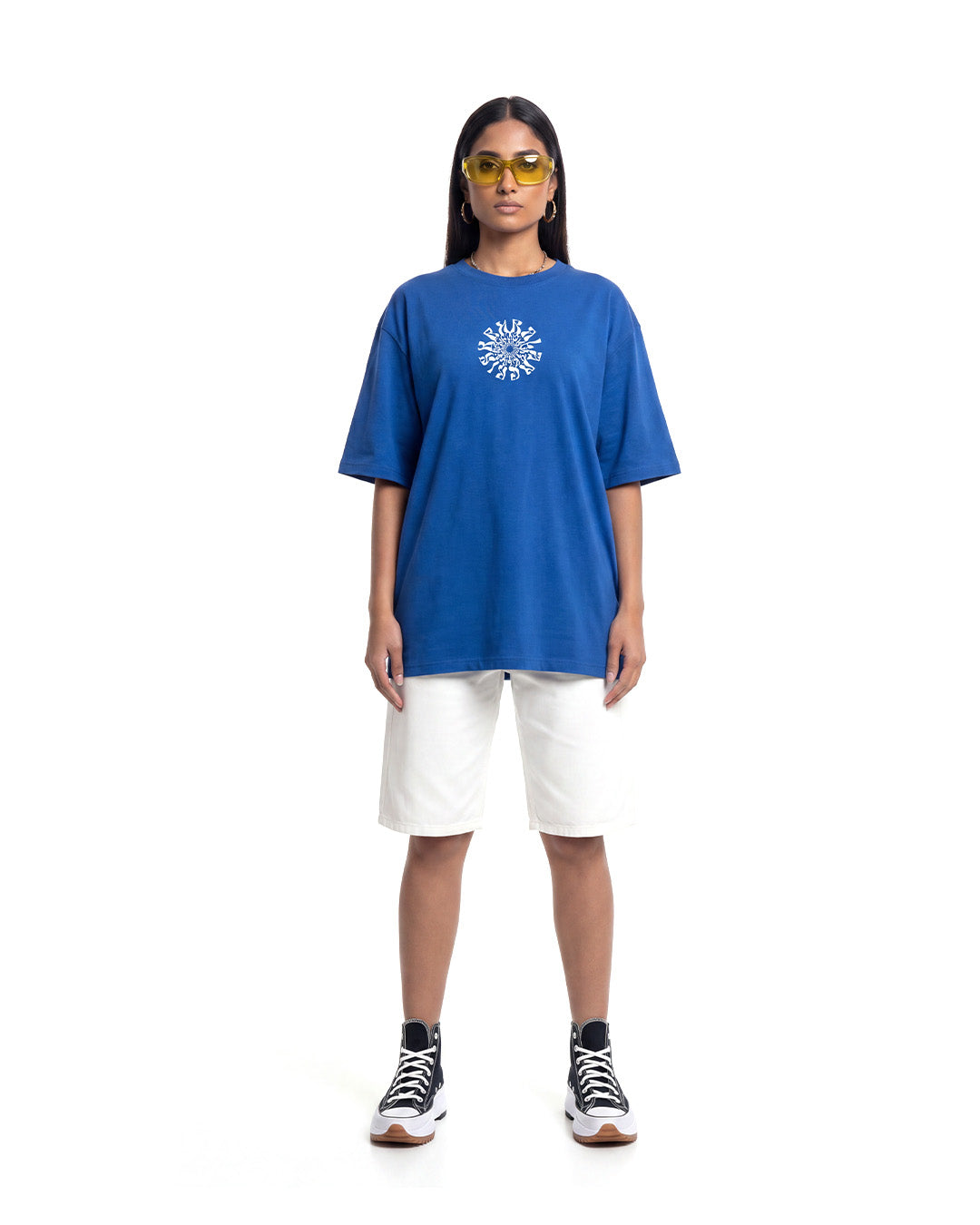 L'équilibre est la CLÉ — T-shirt Oversize | Bleu marine