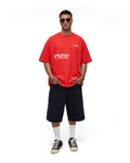 Creata per creare Oversized Tee - Rosso - UNISEX