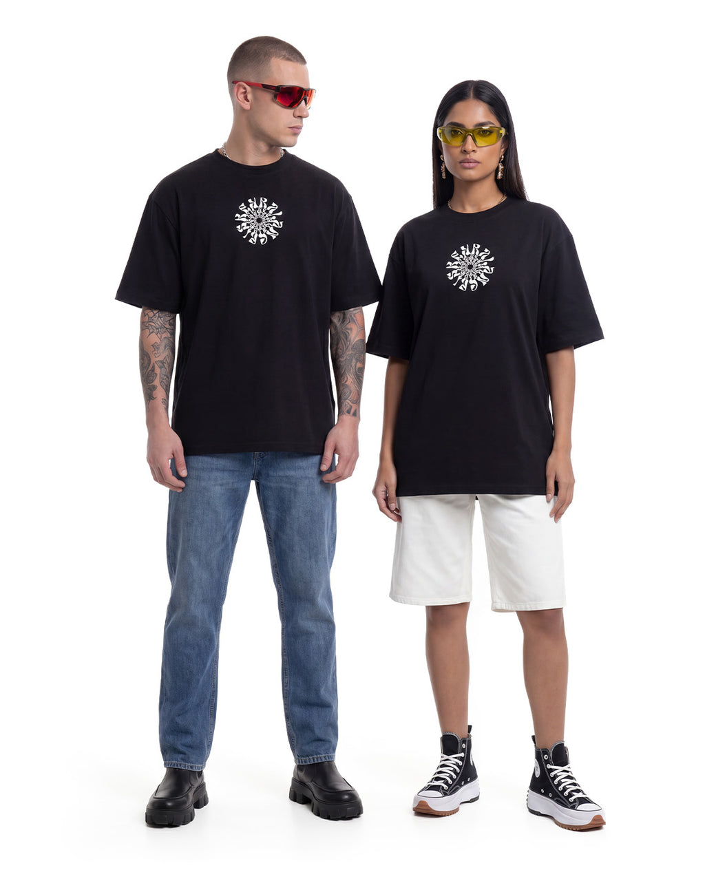L'equilibrio è la CHIAVE — T-shirt Oversize | Blu marino